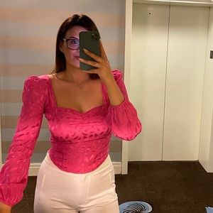 Pink sexy top